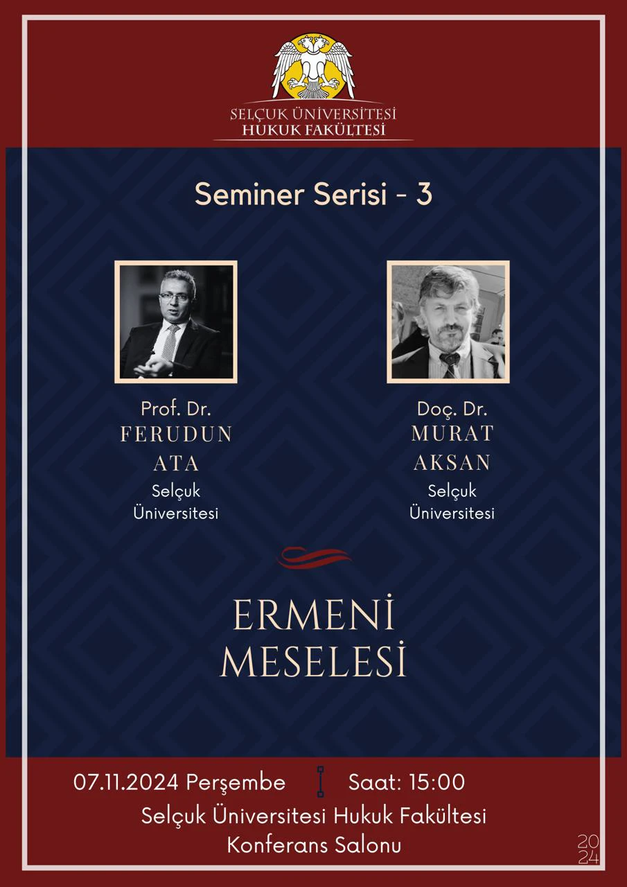 Seminer Serisi 3 Ermeni Meselesi